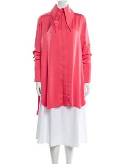 Pre-owned 16arlington Long Sleeve Blouse In Pink