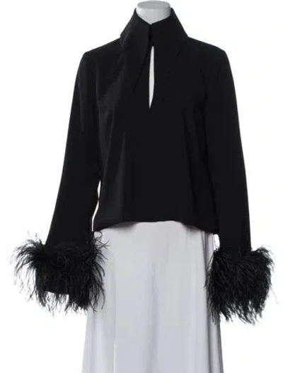 Pre-owned 16arlington Long Sleeve Top In Black
