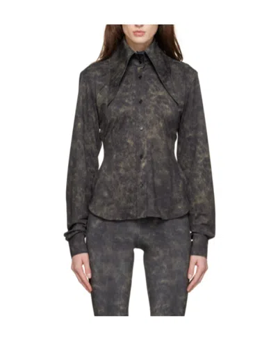16arlington Long-sleeved Shirt In Black