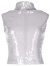 16arlington Luna Sequin-embellished Top In Purple