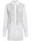 16arlington 16 Arlington Marley Embellished Cotton-poplin Shirt In White