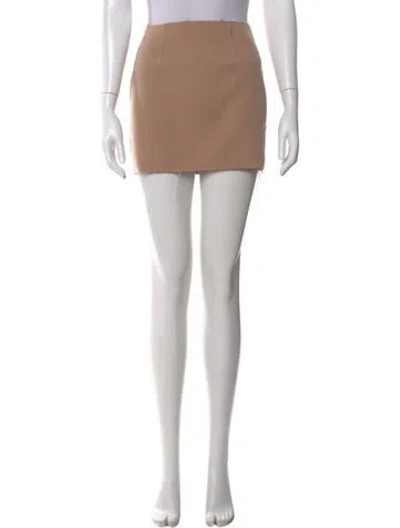 Pre-owned 16arlington Mini Skirt In Neutral