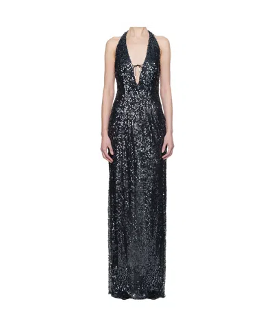16arlington Navy Eima Maxi Dress In Notte