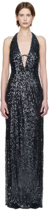 16arlington Navy Eima Maxi Dress In Notte