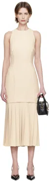 16arlington Off-white Anci Midi Dress In Osso