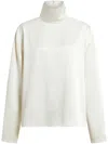 16arlington Olall Crepe High-neck Top In White