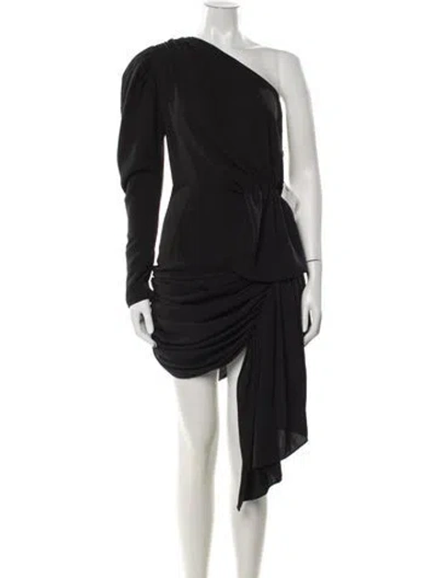 Pre-owned 16arlington One-shoulder Mini Dress W/ Tags In Blue