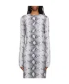16arlington Pattern Long-sleeved Blouse In Gray