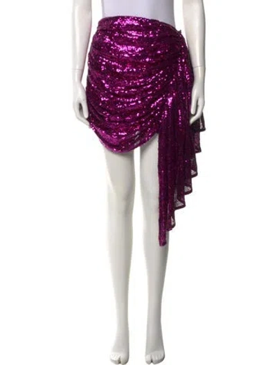 Pre-owned 16arlington Patterned Knee-length Skirt W/ Tags In Purple