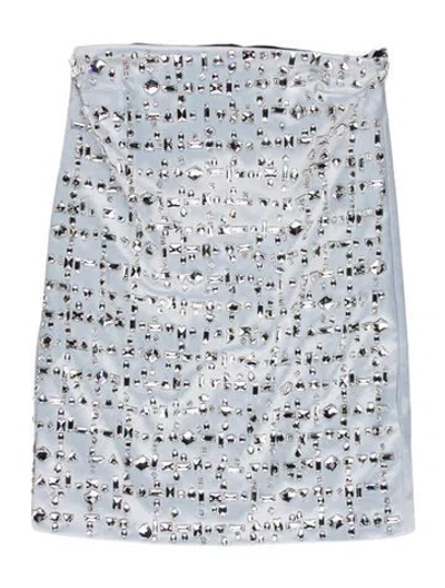 Pre-owned 16arlington Patterned Mini Dress In Blue