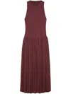 16arlington Gerafftes Kleid In Red