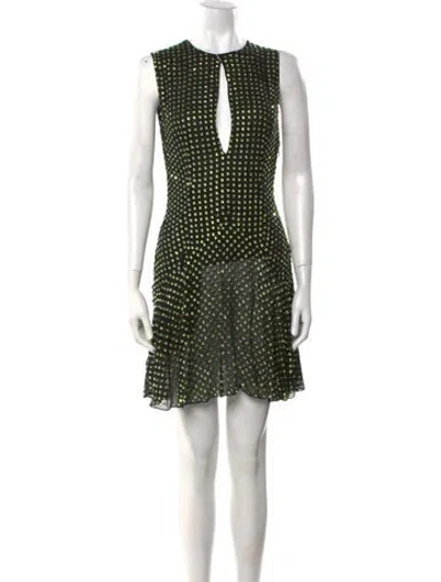 Pre-owned 16arlington Polka Dot Print Mini Dress In Multi