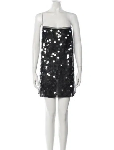 Pre-owned 16arlington Polka Dot Print Mini Dress In Multicolor