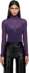 16arlington Purple Isse Turtleneck In Viola
