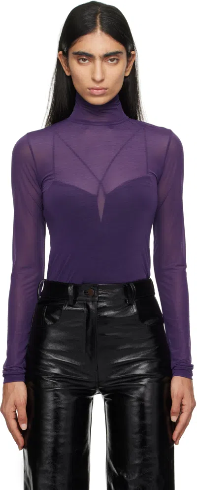 16arlington Purple Isse Turtleneck In Viola