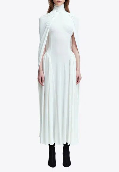 16arlington Rao Jersey Midi Dress In White