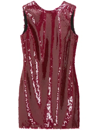 16ARLINGTON RED SEQUIN-EMBELLISHED MINI DRESS