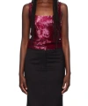 16arlington Sequined Mesh Vest