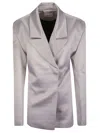 16arlington Lapel Long Sleeve Casual Jacket In Gray
