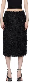 16arlington Black Eilo Midi Skirt In Black