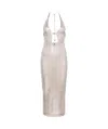 16arlington Sola Midikleid Mit Pailletten In Nude