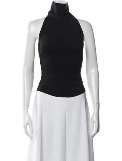 Pre-owned 16arlington Square Neckline Sleeveless Top In Blue
