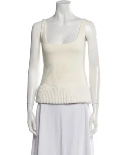 Pre-owned 16arlington Square Neckline Sleeveless Top In Pink