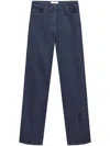 16arlington Vante High Rise Straight Jeans In Blue