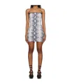 16arlington Strapless Design Dress In Gray