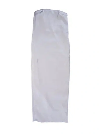 Pre-owned 16arlington Strapless Long Dress In Grey