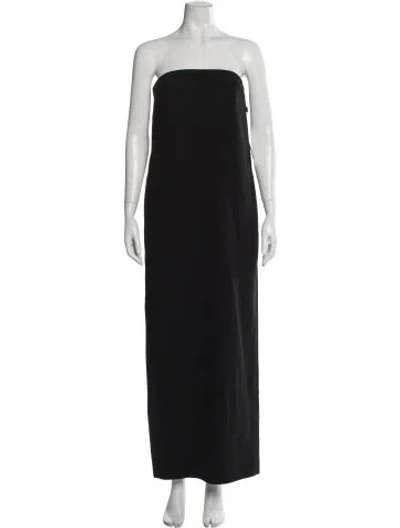 Pre-owned 16arlington Strapless Long Dress W/ Tags In Black