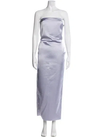 Pre-owned 16arlington Strapless Long Dress W/ Tags In Purple
