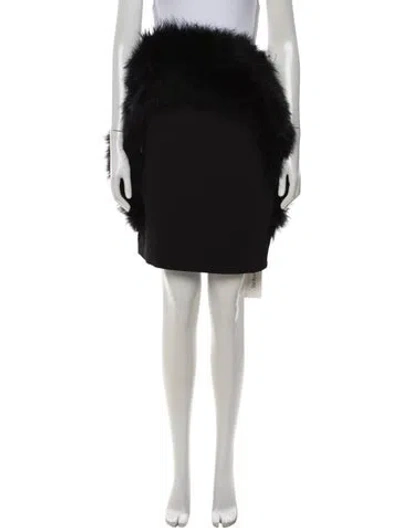 Pre-owned 16arlington Strapless Mini Dress In Black