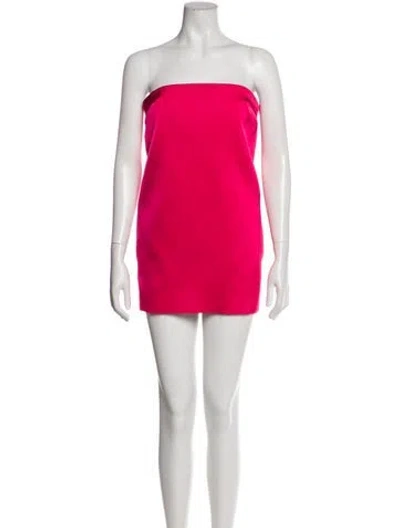 Pre-owned 16arlington Strapless Mini Dress In Pink