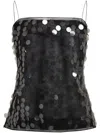 16arlington Suero Sequin-embellished Top In Black