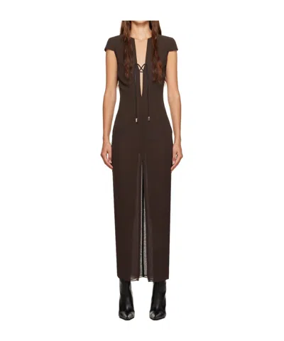 16arlington Tie-up Short Sleeve Dress