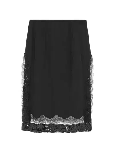 16arlington Tirso Midi Skirt In Black