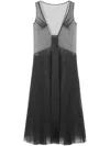16arlington Semi-transparentes Kleid In Schwarz