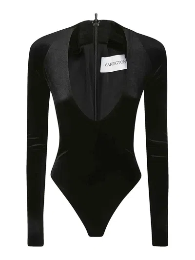 16arlington Valon Bodysuit In Black
