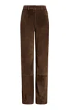 16arlington Vante Cotton Trousers In Brown