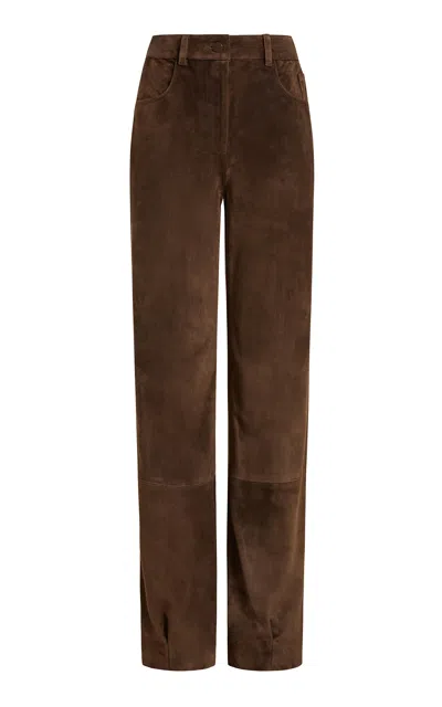16arlington Vante Cotton Trousers In Brown