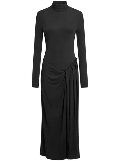 16arlington Vento Midi Dress In Black