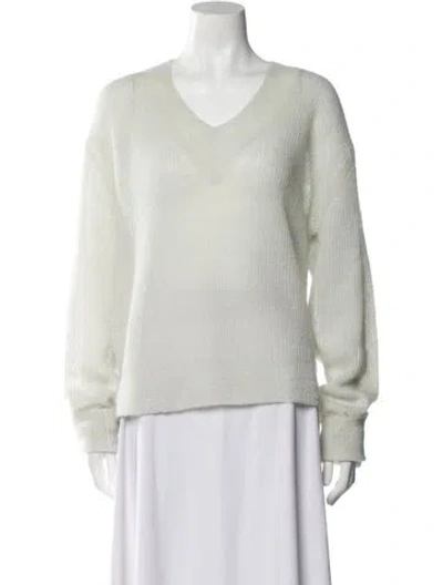 Pre-owned 16arlington V-neck Sweater In Neutral