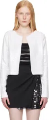 16arlington White Keid Cardigan In White