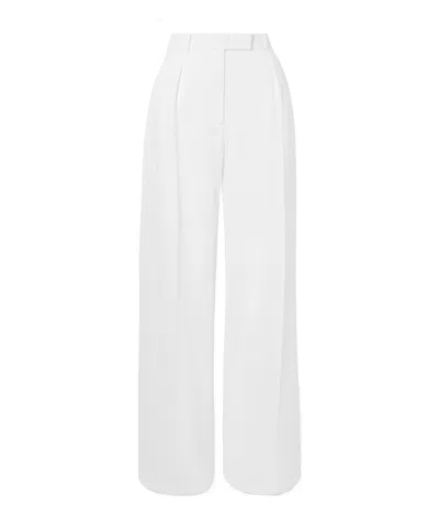 16arlington Wide-leg Casual Pants In White