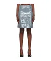 16arlington Blue Wile Midi Skirt