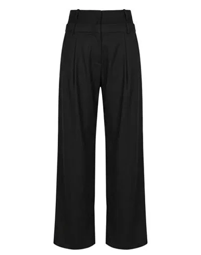 16arlington Woman Pants Black Size 6 Polyester, Virgin Wool, Viscose, Elastane In White