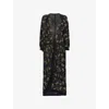 16arlington Licia Kleid In Nero/citrine