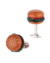 JAN LESLIE HAMBURGER CUFFLINKS W/ MIXED STONES,PROD217140590