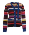 MARC JACOBS MARC JACOBS STRIPED CASHMERE CARDIGAN